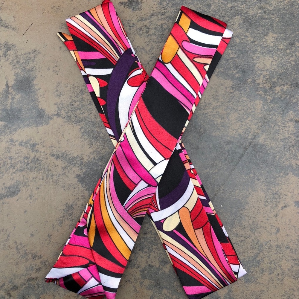 2pc Pink Silk Scarf Wrap Handbag Twillys